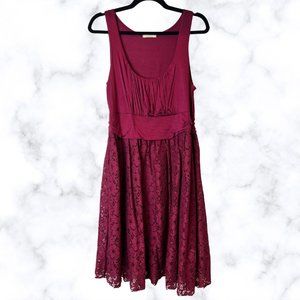 Maitai by Modcloth Knit and Lace Tank Dress 2X